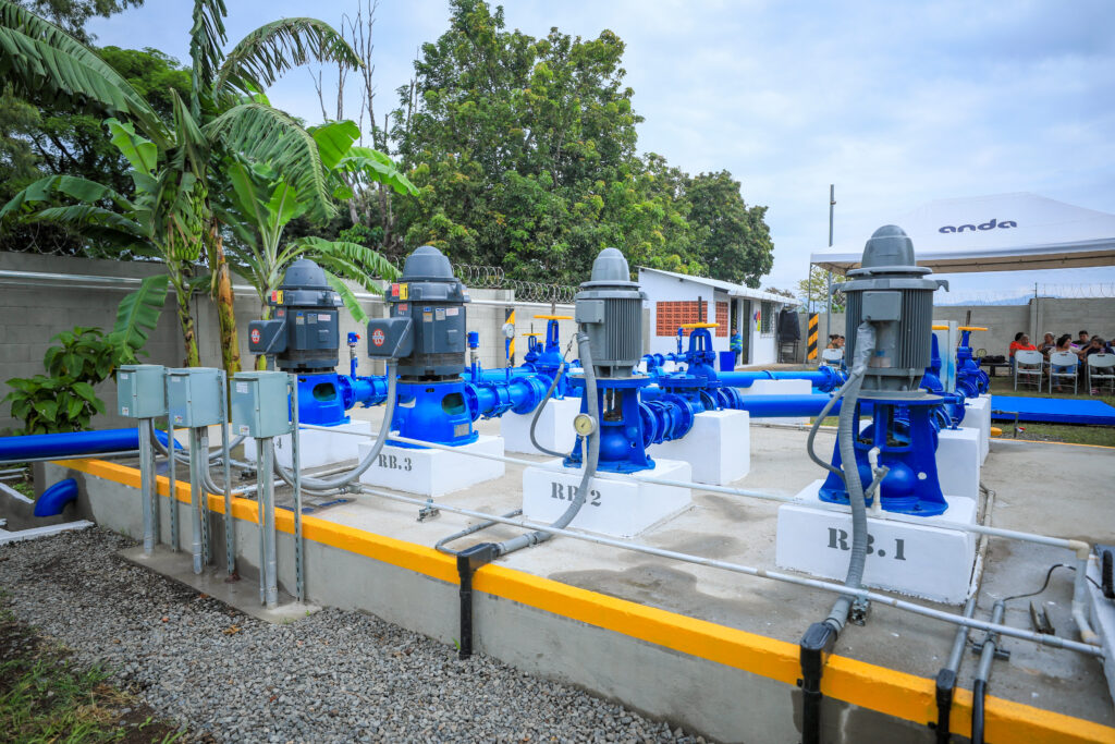 ANDA inaugura proyecto de mejora del sistema de agua potable en planta