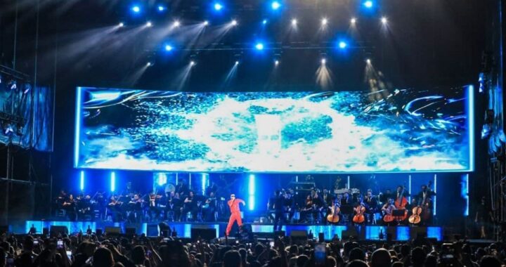 Yandel hace vibrar al Estadio Cuscatlán con un espectáculo urbano en formato sinfónico